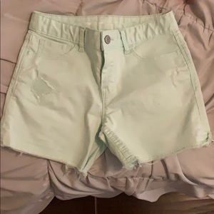 gap kids, blue green midi shorts, 12 regular